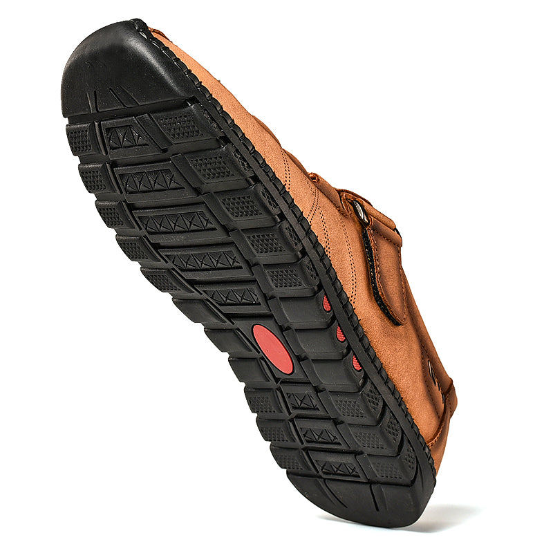 Men's Orthopedic Support Leather Shoes | "The No-Bend Shoe" | Wide Toe