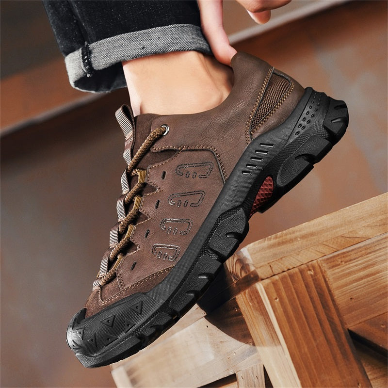 ✅ Built for Safety & Comfort – Men’s Steel Toe Safety Work Shoes, Puncture-Resistant, Arch Support, Wide Toe Box, Breathable, Lightweight & Slip-Resistant