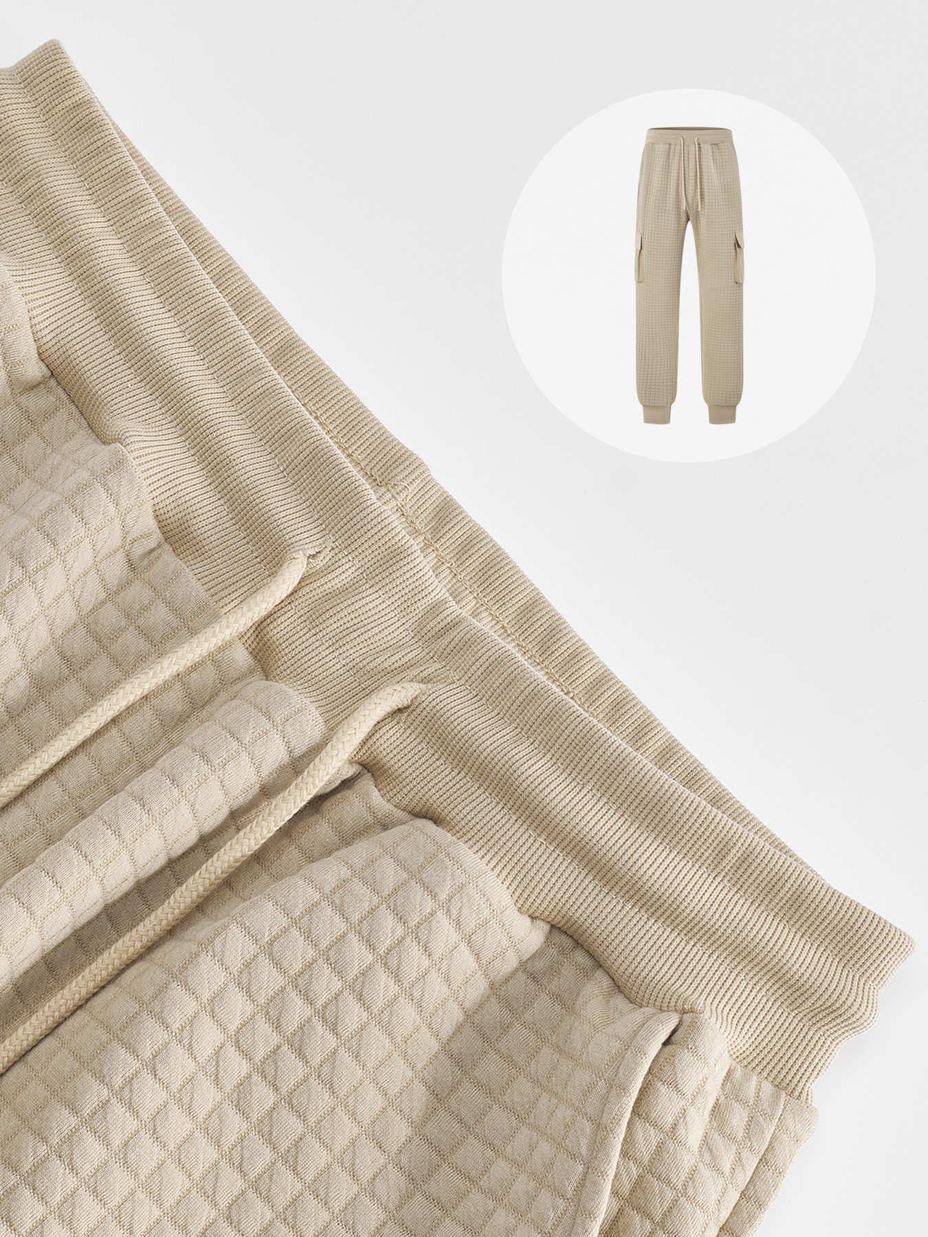 Casual Knitted Small Square Trousers And Sweatshirt Sports Workwear Two-piece Set