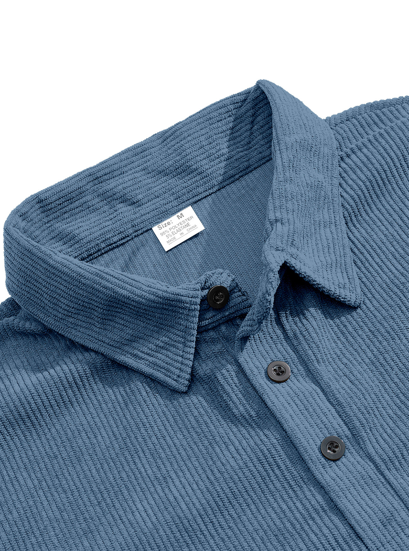 Autumn And Winter Corduroy Lapel Long-sleeved Polo Shirt Straight Pants Casual Suit