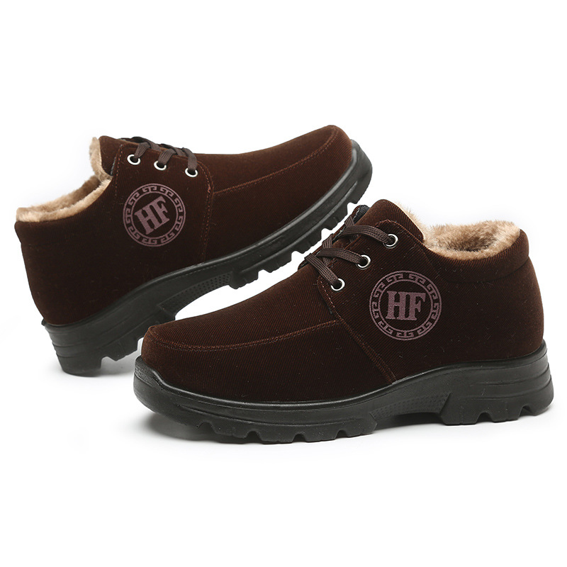 Men's Winter Comfortable Casual Plush Cotton Orthopedic Shoes