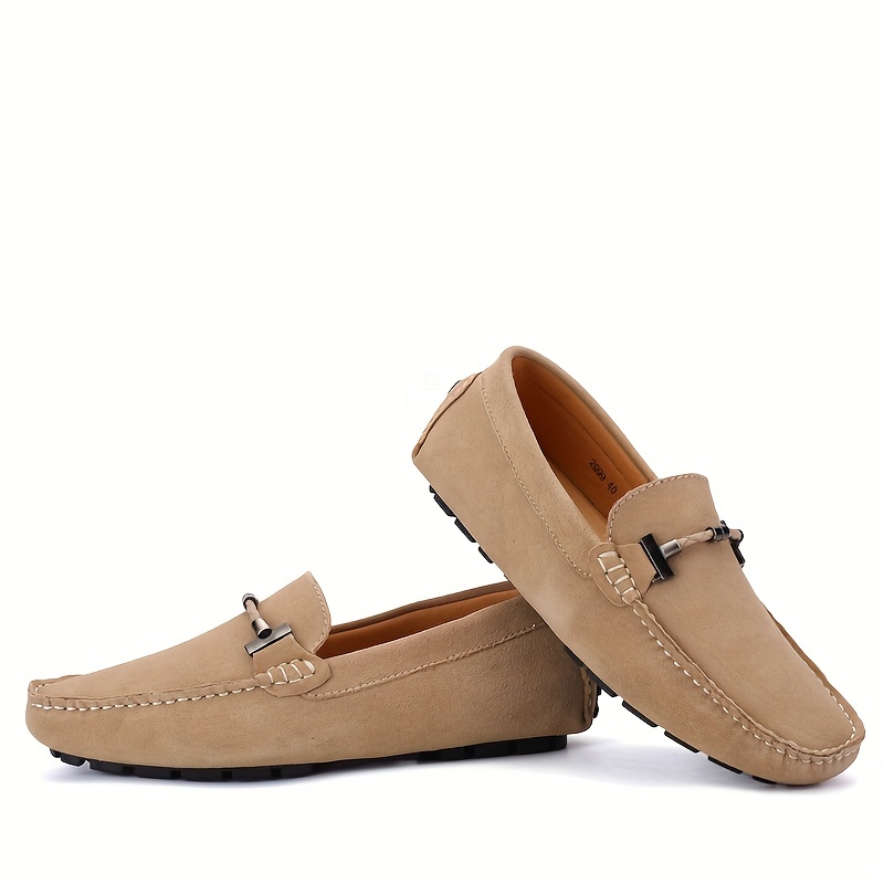 Men's Handmade Leather Comfortable Non-Slip Plus Size Casual Shoes (Wide Foot Plus Size)