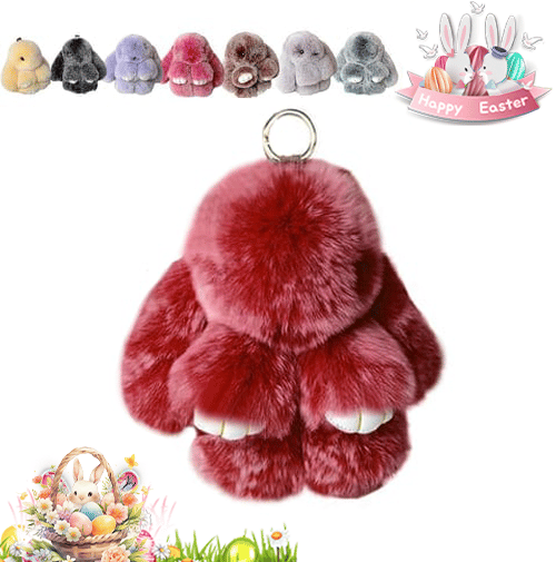 🏆Only $6.99 Last Day Promotion! 🐰 Handmade Soft Bunny Charms