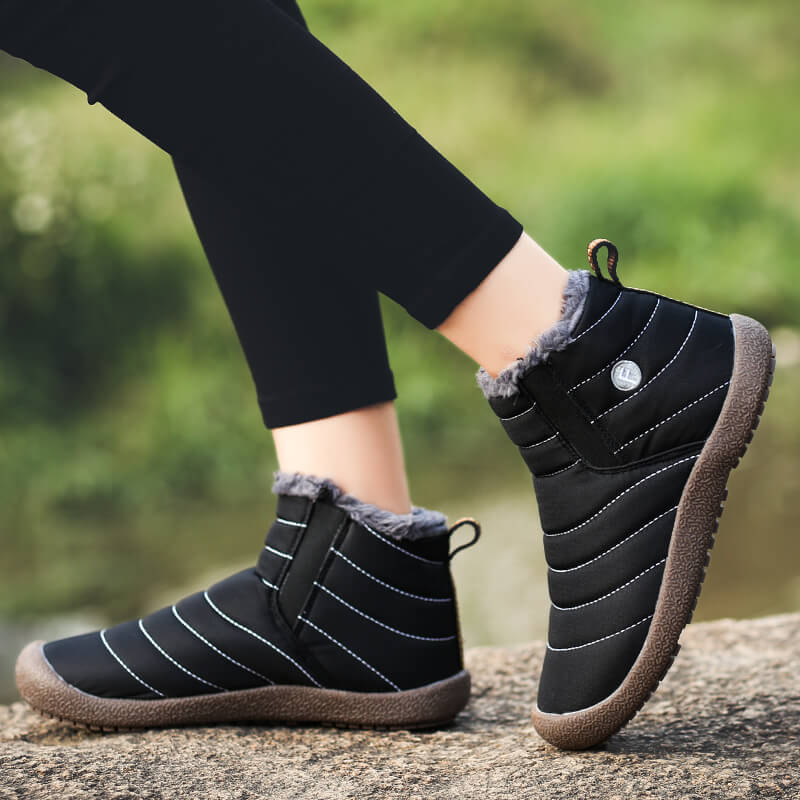 Couple's high-top warm snow boots