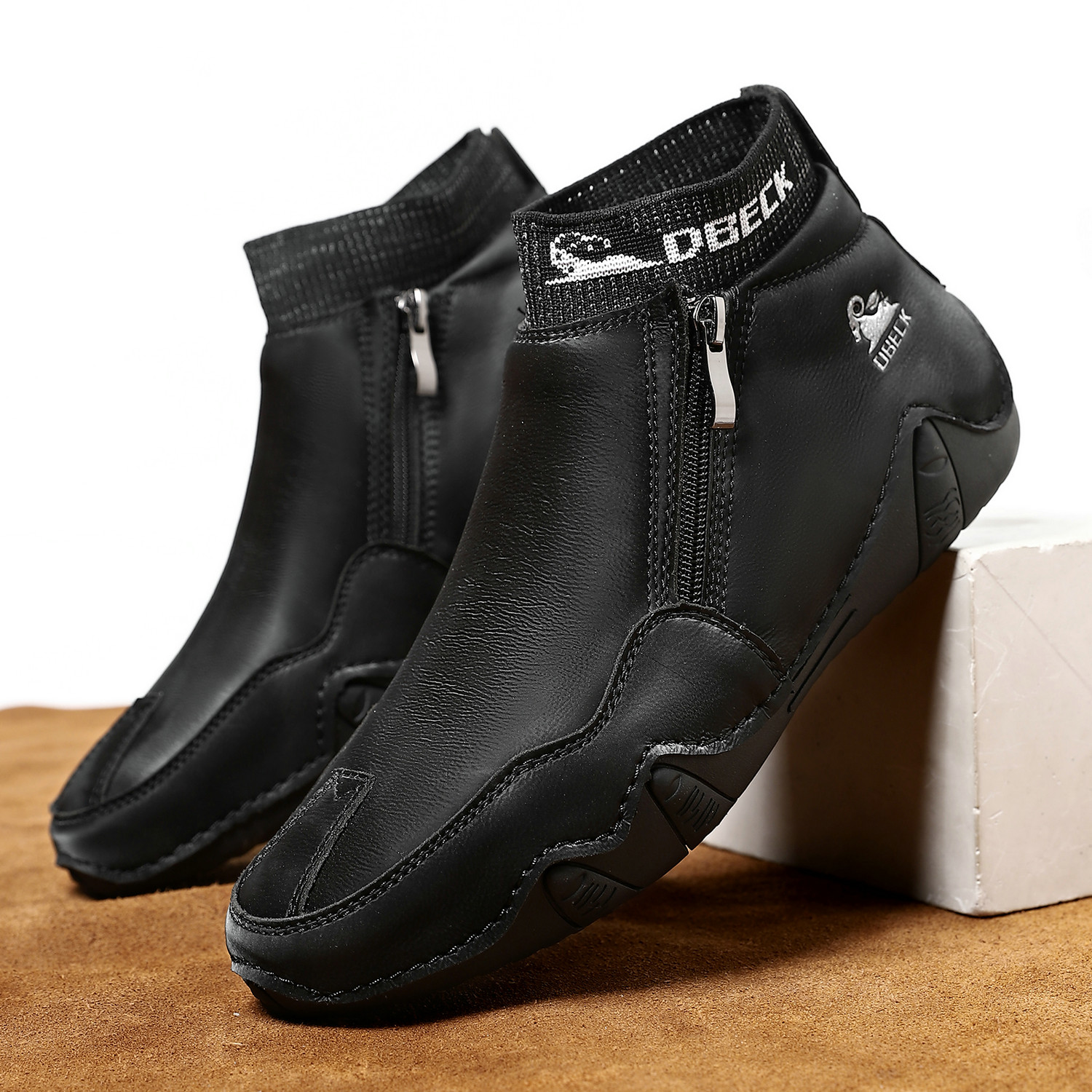 🔥🚀 Hot Sale! Limited Stock! 🌟👟💥Men's Versatile Lightweight Waterproof Insulated Breathable Slip-On Side-Zip Hunting Boots with Enhanced Traction for All-Terrain Comfort