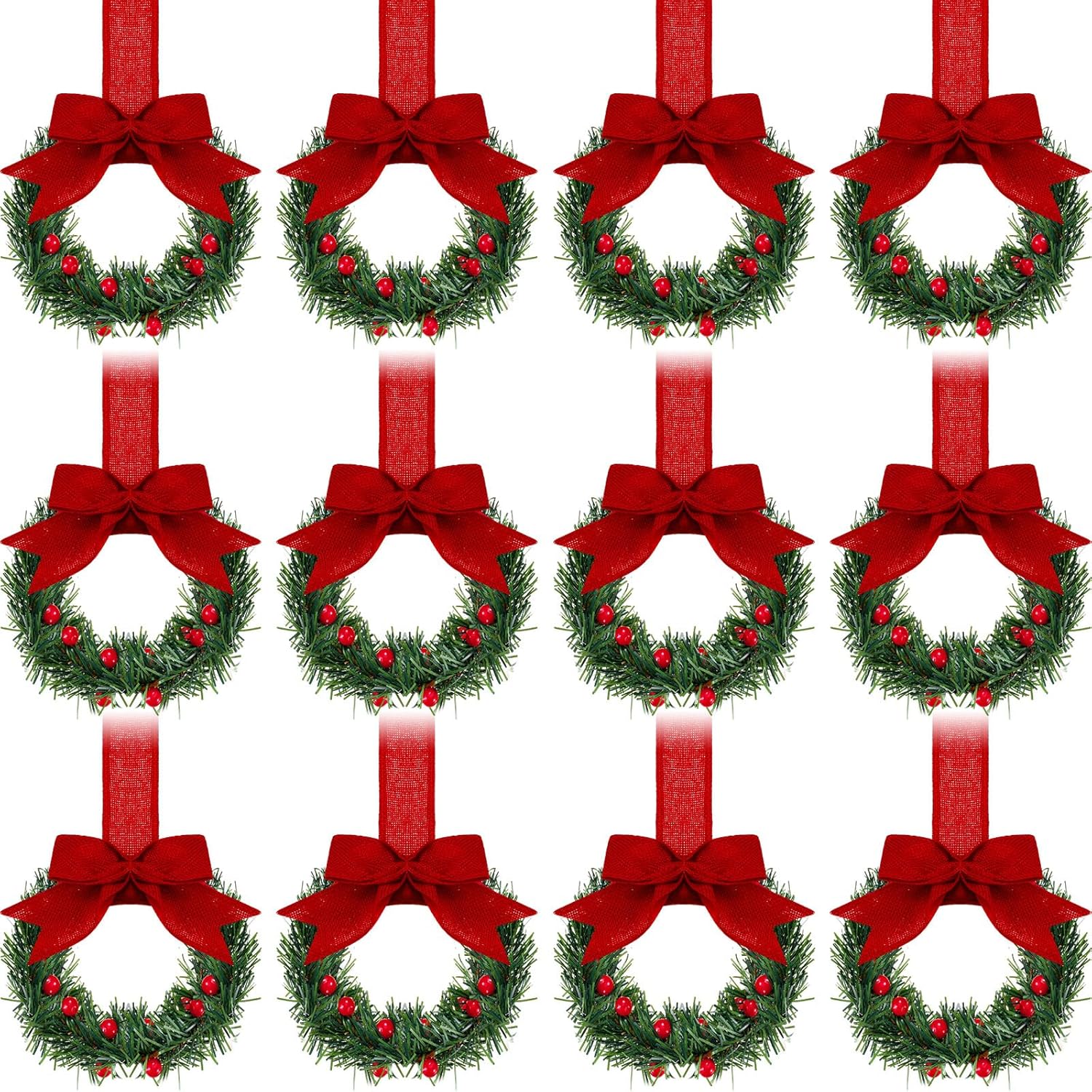 🔥$6.99 Today Only⚡ 50K+ SOLD! Almost Gone-💥🎁Christmas Mini Window Wreaths
