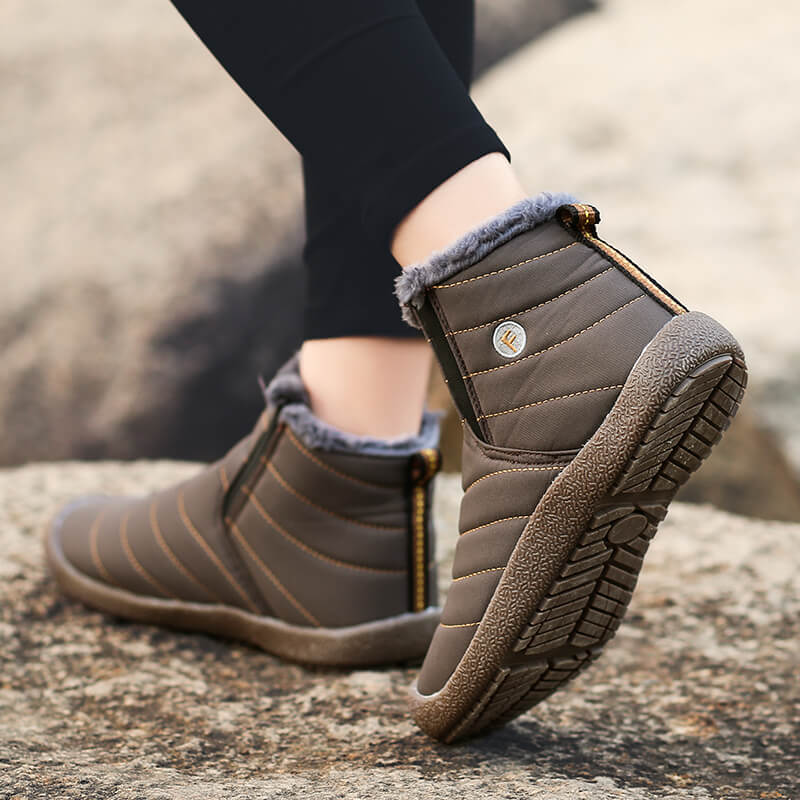 Couple's high-top warm snow boots