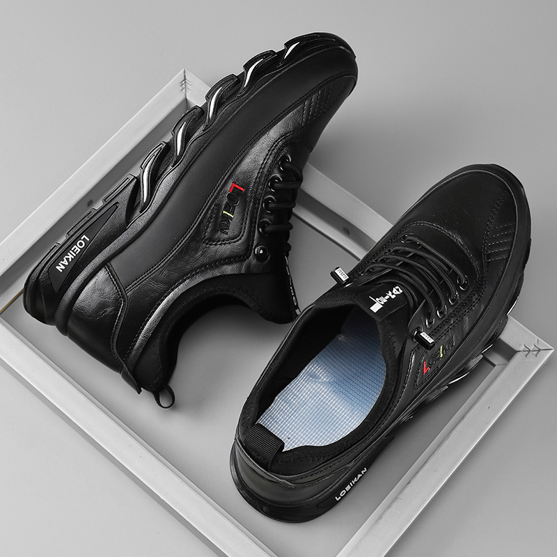 ⏰Limited Time Sale 70% OFF-Men's Casual Fashion Orthopedic Hiking Shoes – Anti-Puncture, Anti-Collision, Non-Slip Arch Support  Leather Outdoor Sports Shoes for All-Terrain Performance