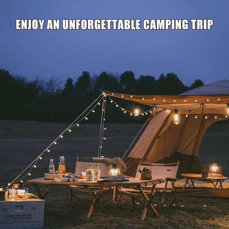 🔥Solar Tent Lights USB Rechargeable Led Camping Lantern