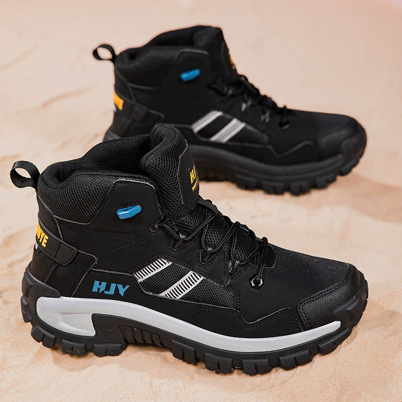 (⏰Limited Time Sale 70% OFF) Men's Anti-slip Anti-puncture Anti-smash Waterproof Comfort Orthopedic Arch Support Wide Toe Ankle Support Combat Boots Work Boots