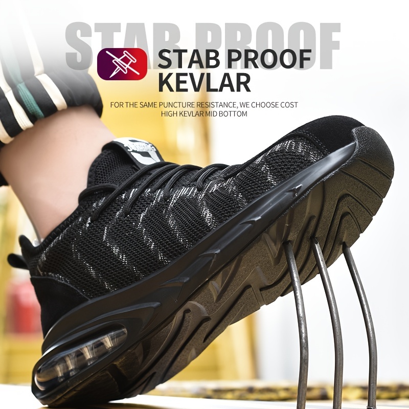 MEN’S COMFORTABLE ANTI-SMASHING AND PUNCTURE-PROOF WORK SAFETY SHOES