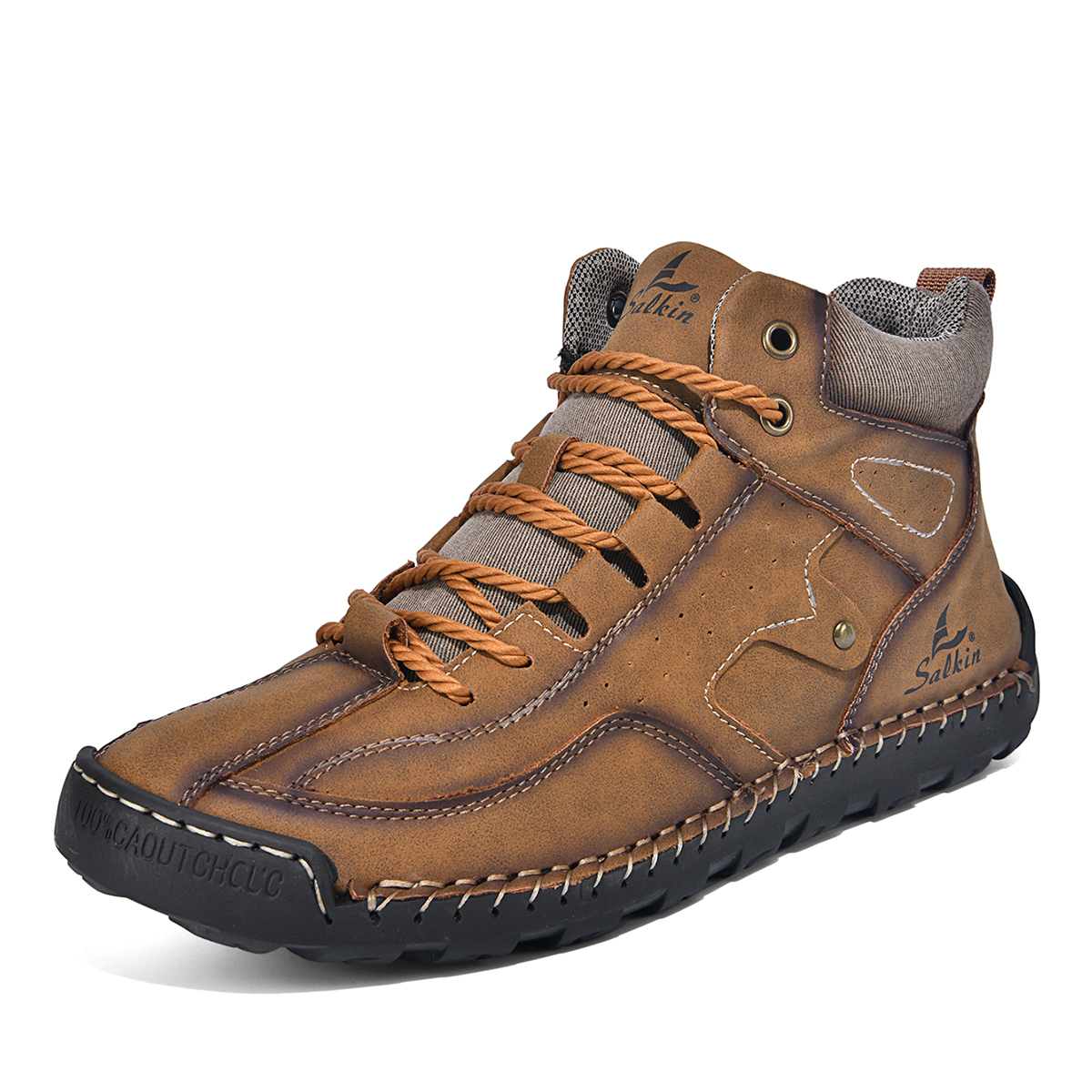 ⏰Limited Time Sale 70% OFF-Men's Orthopedic Winter Warm and Cozy Hiking Boots | Non-slip | Arch Support | Waterproof | Wide Toe - Ideal For Winter Outdoor Adventures