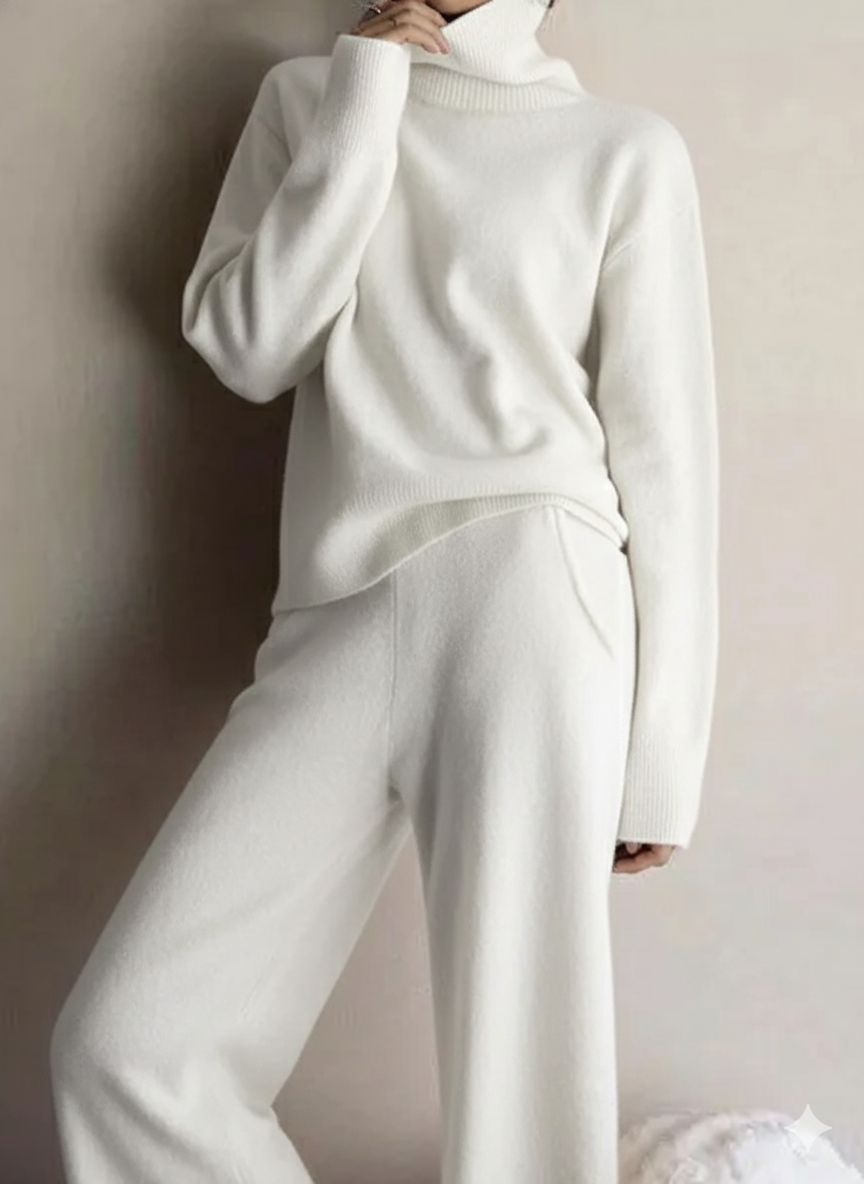 ⏰LAST DAY SAVE 49% 💥2025 Hot Sale Soft Cashmere Turtleneck Set