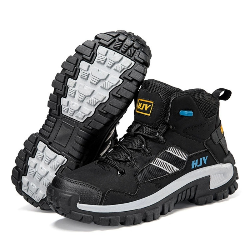 (⏰Limited Time Sale 70% OFF) Men's Anti-slip Anti-puncture Anti-smash Waterproof Comfort Orthopedic Arch Support Wide Toe Ankle Support Combat Boots Work Boots