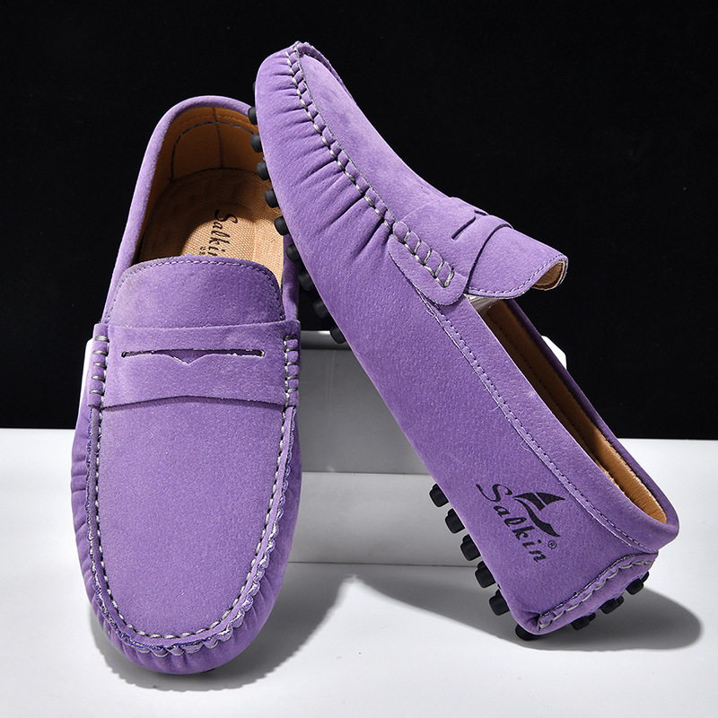 Men's Yellow Loafers Lightweight Slip-On Driving Moccasins Casual Fashion Shoes for Summer Travel, Beach Outings, Parties and Everyday Style