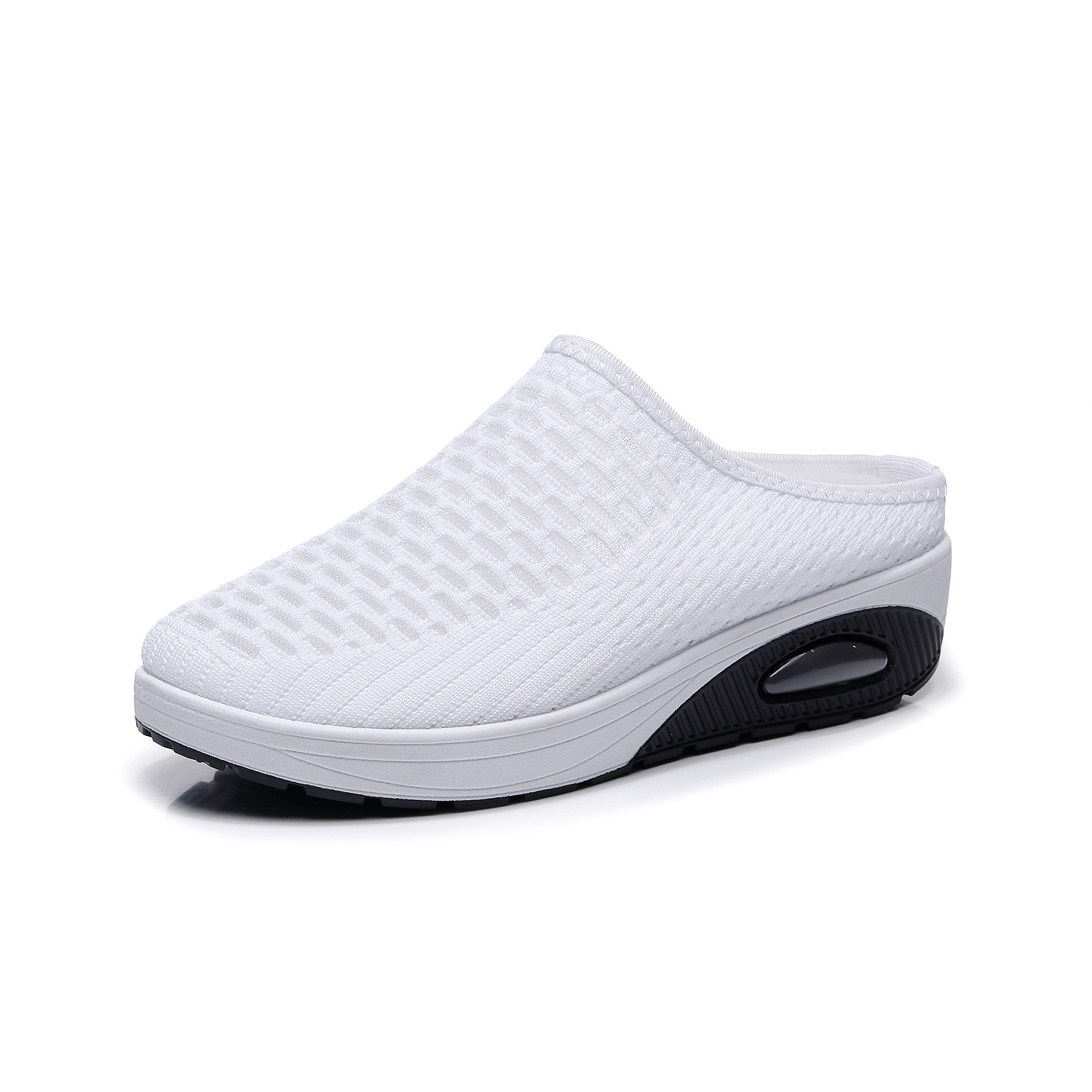 New Arrival✨Women's Air Cushioned Sole Slip-on Orthopedic Mesh Walking Slippers