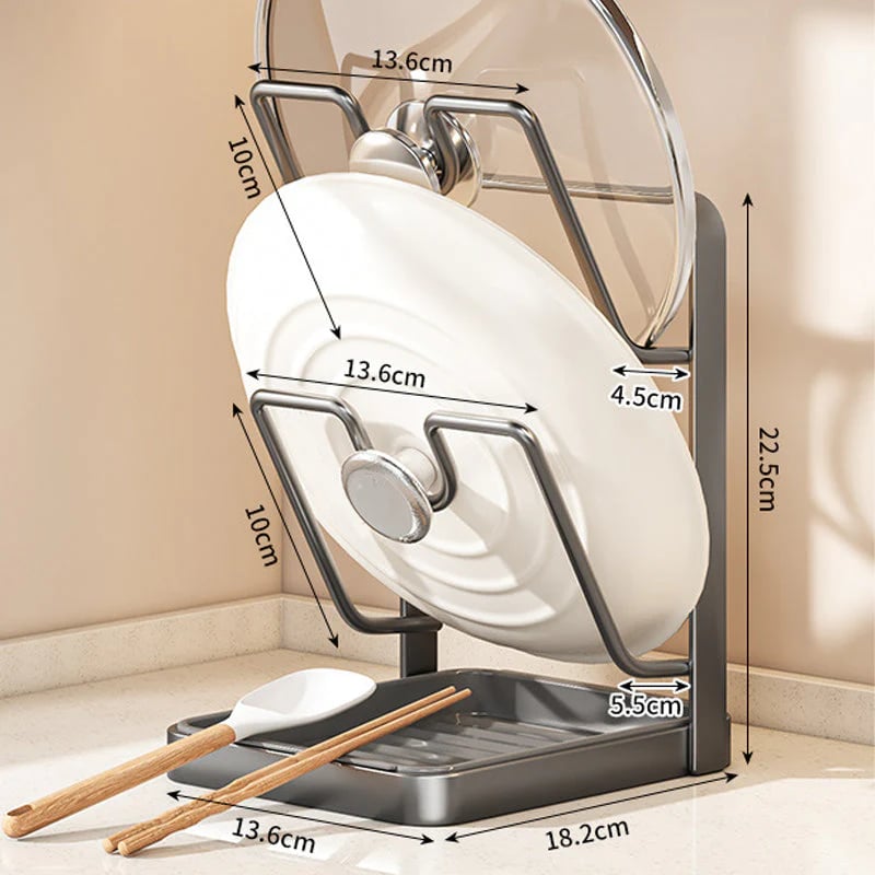 Kitchen Pot Lid Storage Rack