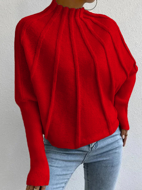 🎄Christmas Clearance🔥2025 Women's Casual Bat Sleeve Pullover Sweater