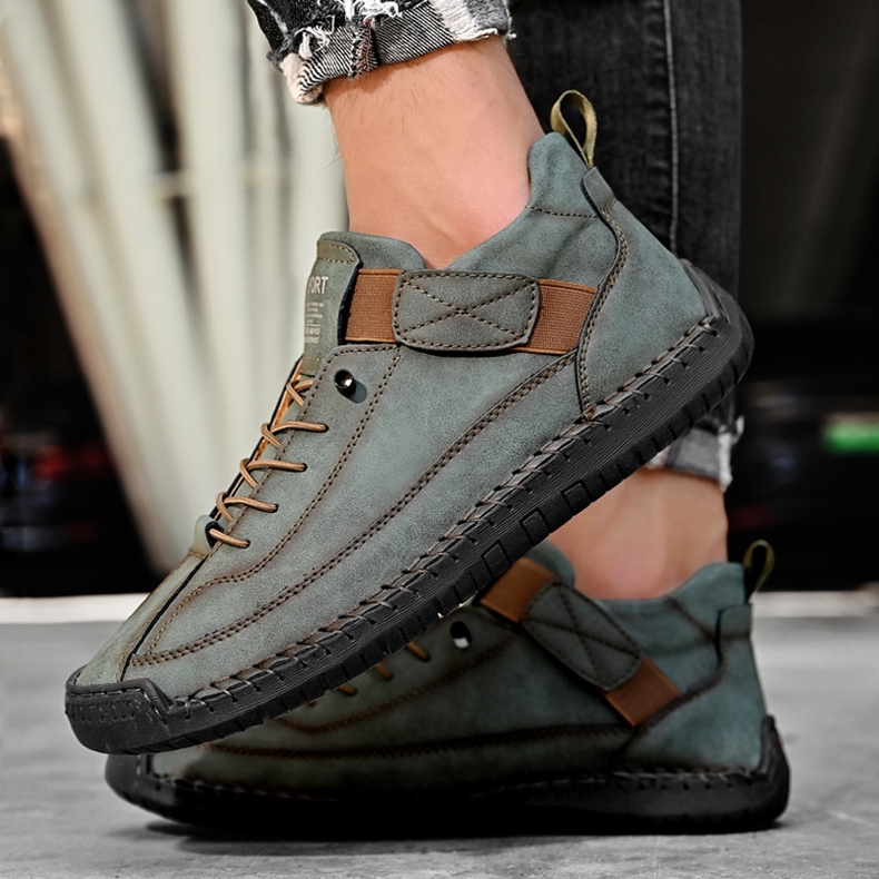 🔥Best-1 Seller 2026💥Men's Leather Mid-Top Martin Boots