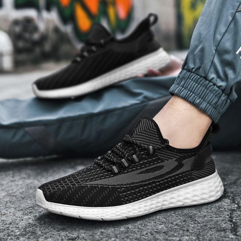 MEN'S COMFORTABLE AND BREATHABLE ATHLETIC SHOES WITH FOOT SUPPORT