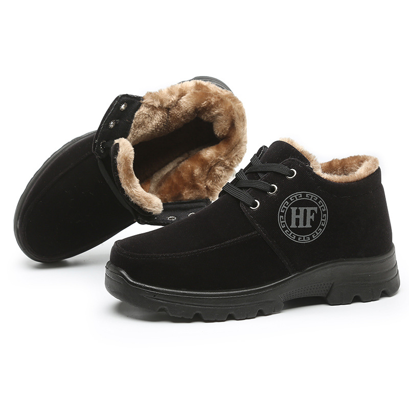 Men's Winter Comfortable Casual Plush Cotton Orthopedic Shoes