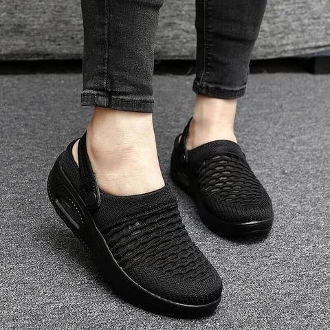 🔥SUMMER SALE 60% OFF🔥WOMEN WALKING SHOES AIR CUSHION SLIP-ON SHOES