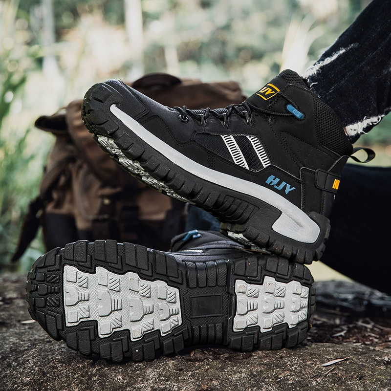 (⏰Limited Time Sale 70% OFF) Men's Anti-slip Anti-puncture Anti-smash Waterproof Comfort Orthopedic Arch Support Wide Toe Ankle Support Combat Boots Work Boots