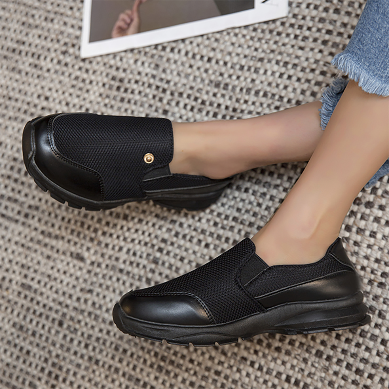 Slip-On Orthopedic Diabetic Walking Shoes - Easy Fit Lightweight Flat Sneakers