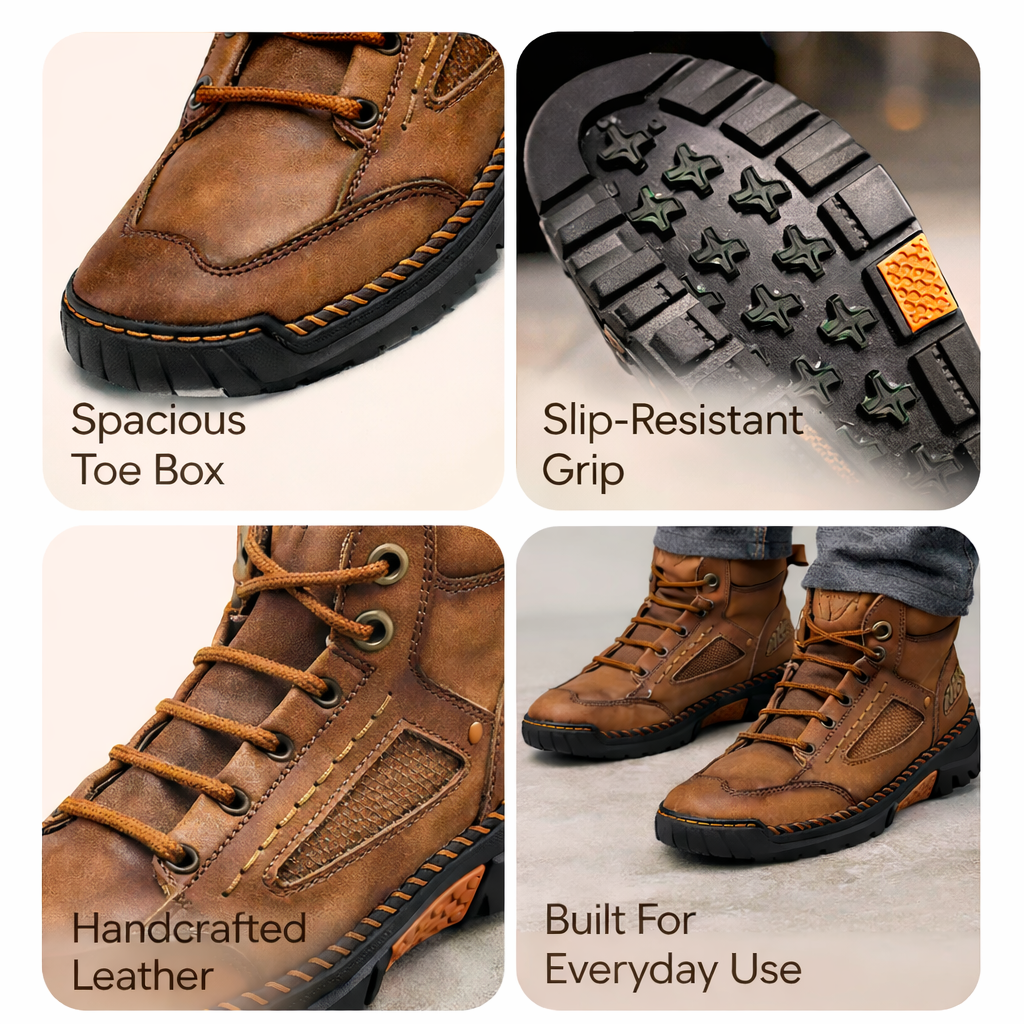 Men's Comfortable Handmade Leather Boots