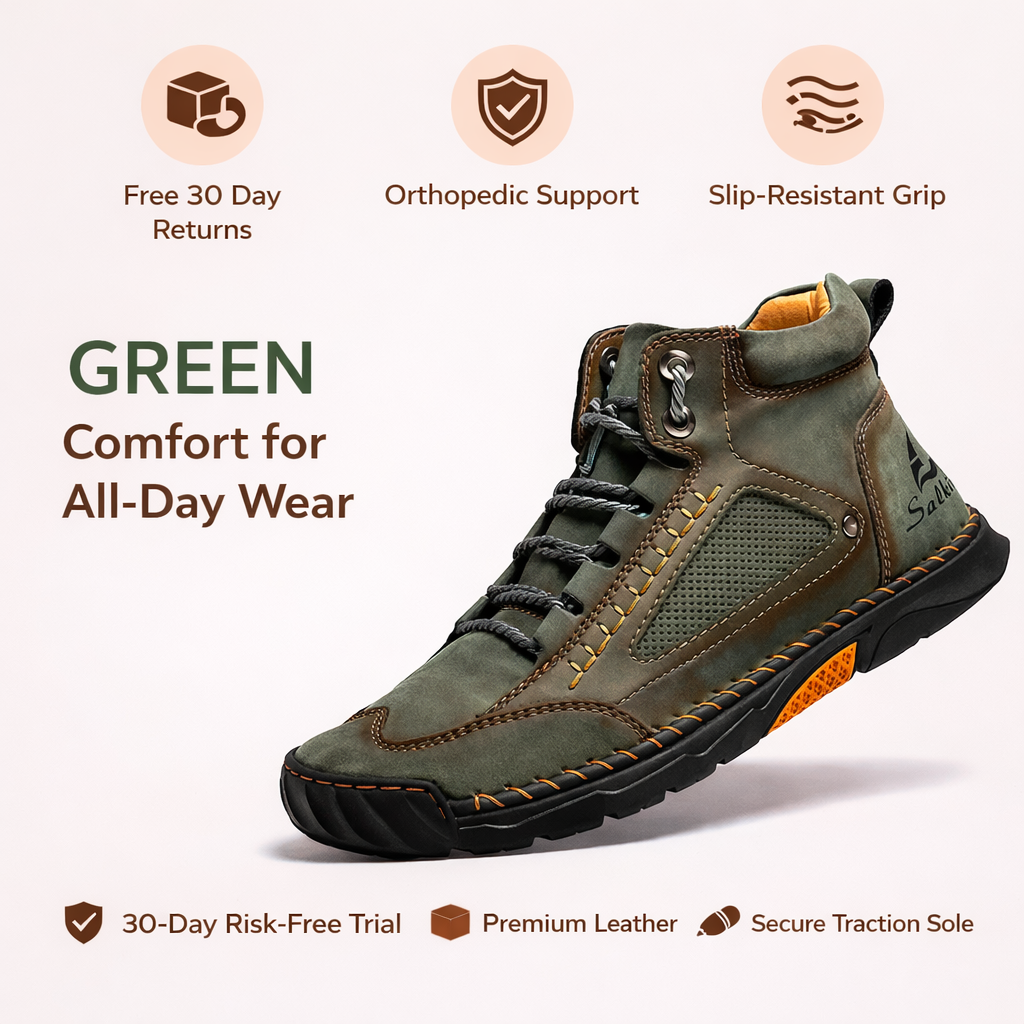 Men's Comfortable Handmade Leather Boots