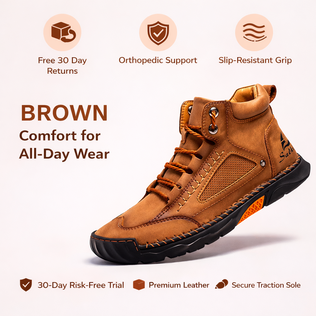 Men's Comfortable Handmade Leather Boots