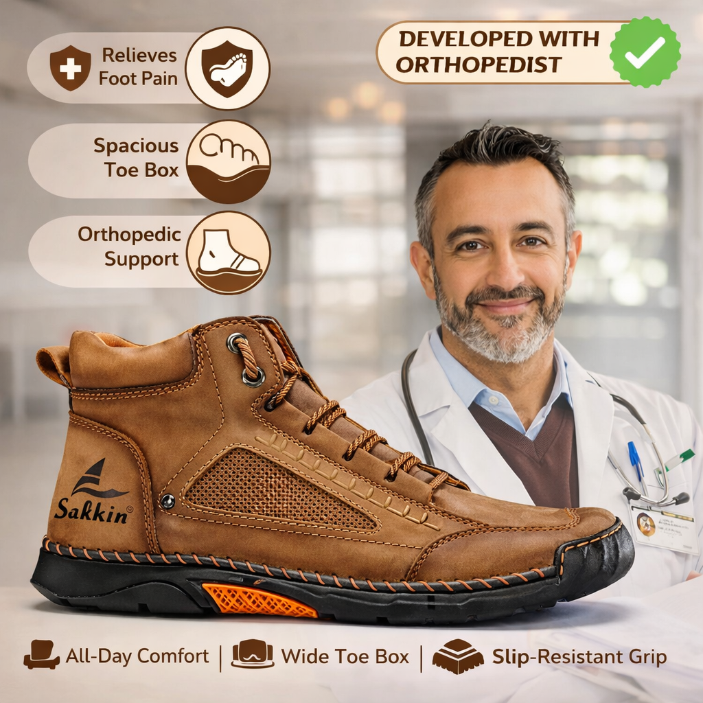 Men's Comfortable Handmade Leather Boots