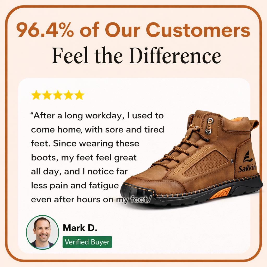 Men's Comfortable Handmade Leather Boots