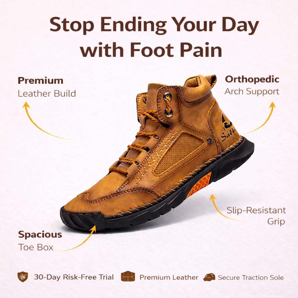 Men's Comfortable Handmade Leather Boots