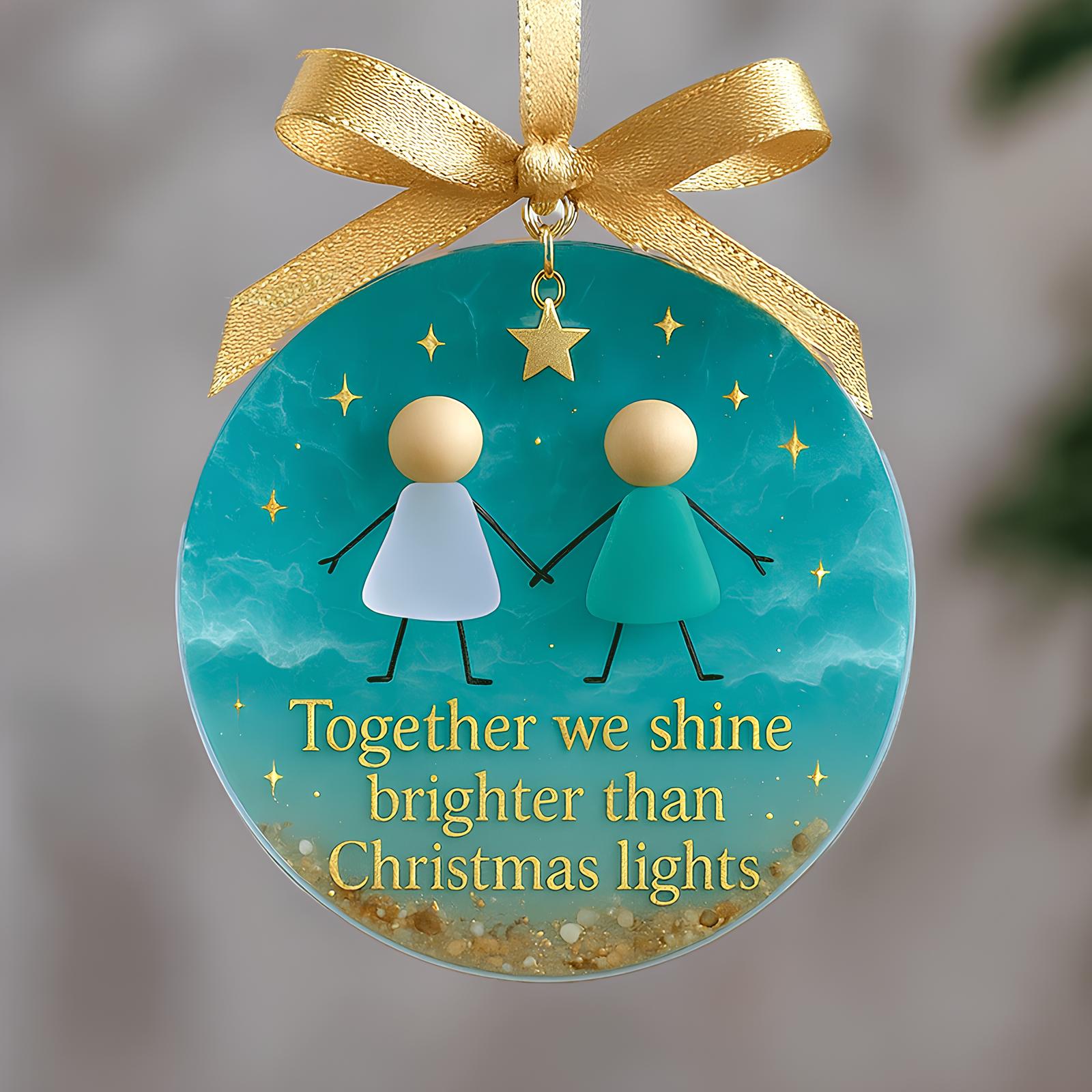 🥰Friendship Sea Glass Christmas Ornament