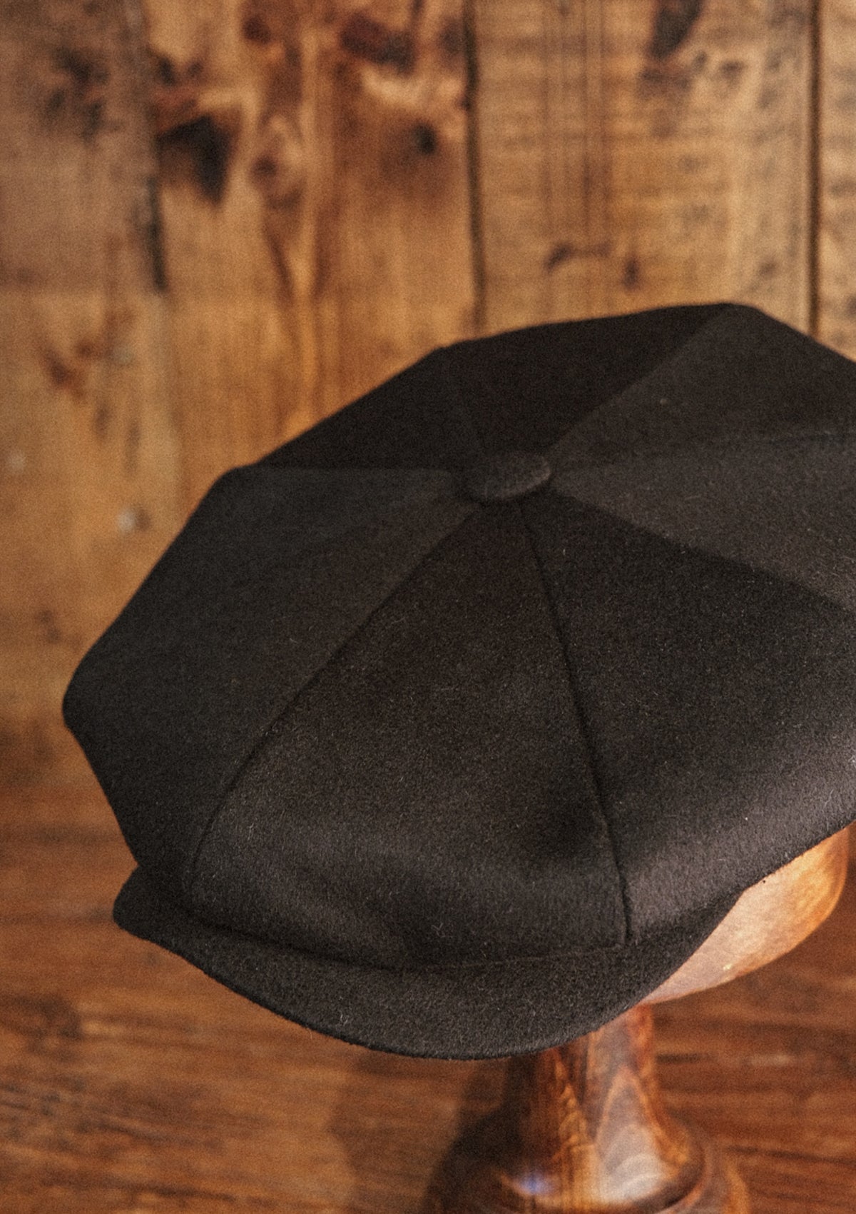 Dodge Baker Boy - (Wide-Width) Black Loden