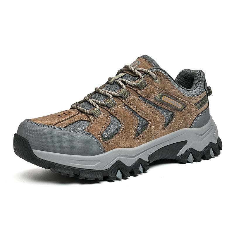 Men's Composite Toe Outdoor Hiking Shoes, Arch Support, Wide Fit, Lightweight Comfort & Slip-Resistant Grip