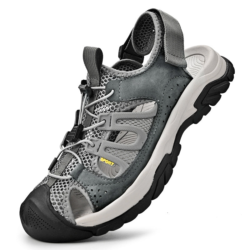Men's Soft Leather Quick-Dry Breathable Outdoor shoes