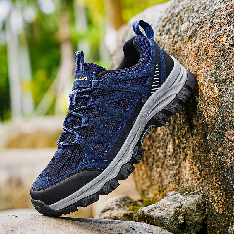 Men's Athletic Work Shoes – Arch Support, Wide Toe Box, Breathable, Lightweight, Non-Slip, Built for Hiking & Outdoor Use