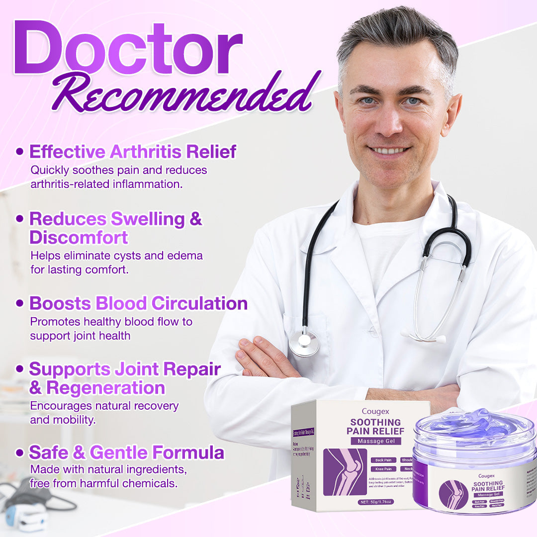 ✅[Official Store] Cougex™ Turmeric & Emu Oil Arthritis Soothing Pain Relief Massage Gel - American Orthopaedics (AAOS) Approved