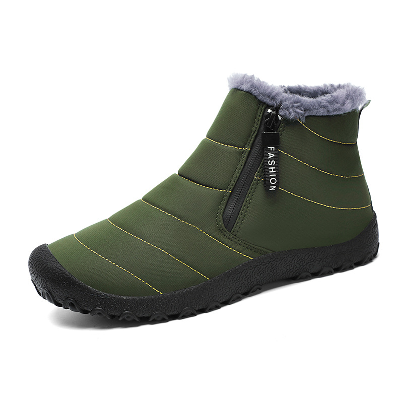 Outdoor Waterproof Warm Cold-resistant Couple Cotton Snow Boots