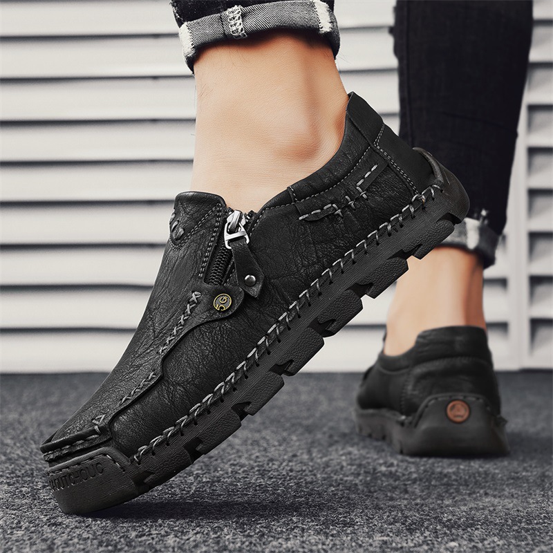 OrthoTrail™ Promotion - ⏰70% OFF🔥 Men Casual Leather Loafer Flat Soft Light Shoes