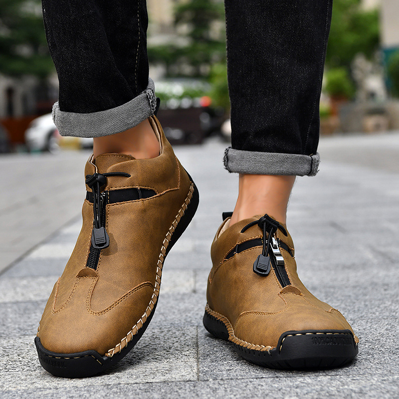 Men's Orthopedic Safety Work Shoes – Steel Toe,Spark-Proof,Ankle Protection,Waterproof,Shock Absorbing,Non-Slip