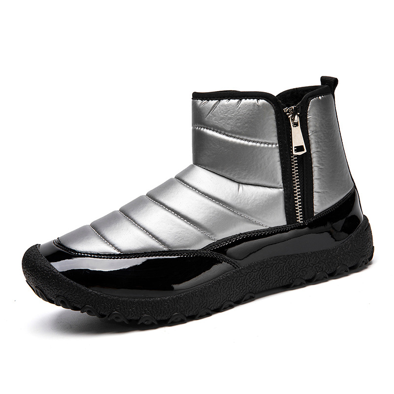 Outdoor Waterproof Warm Cold-resistant Couple Cotton Snow Boots