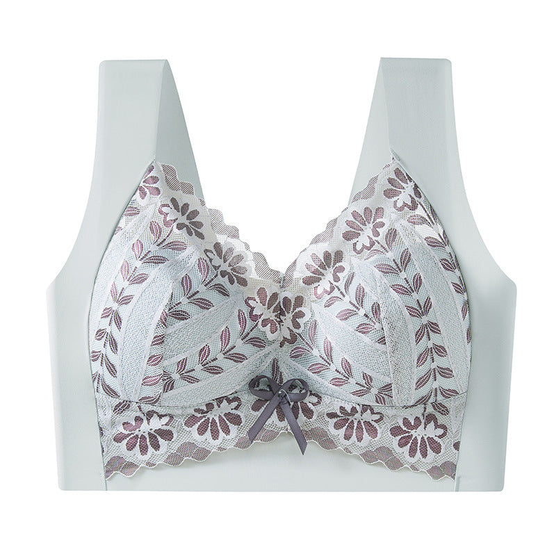 Hatmeo Lace Push-up Comfortable Seamless Bra