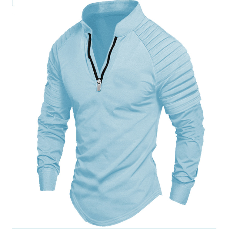 Men's Zip Long Sleeve Athleisure Shirt