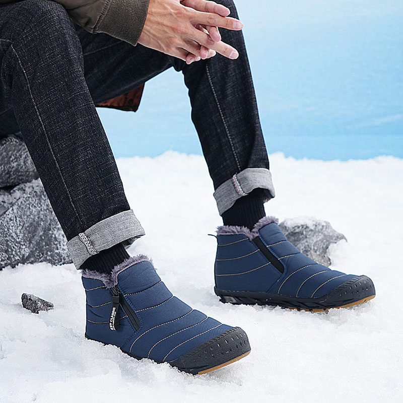 Winter Warm Mountaineering High-Bonker Velvet Outdoor Snow Boots Thickened Warm Shoes