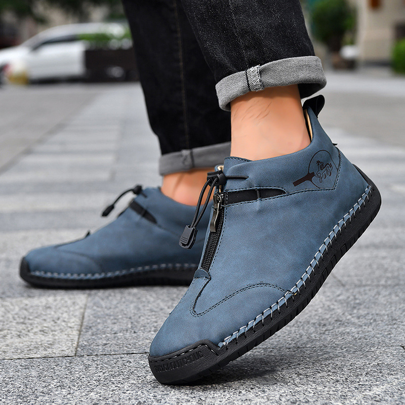 Men's Orthopedic Safety Work Shoes – Steel Toe,Spark-Proof,Ankle Protection,Waterproof,Shock Absorbing,Non-Slip