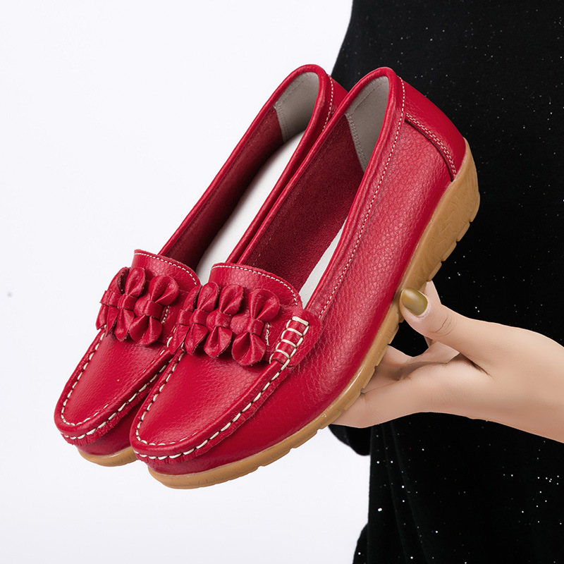 NEW - Women's Breathable Leather Loafers