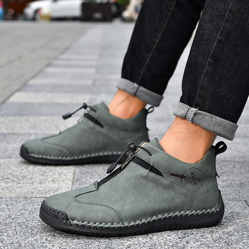 Men's Orthopedic Safety Work Shoes – Steel Toe,Spark-Proof,Ankle Protection,Waterproof,Shock Absorbing,Non-Slip